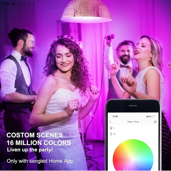NWT Matter Sengled Smart WiFi Color Changing Light Bulb Dimming Soft White - Picture 5 of 17
